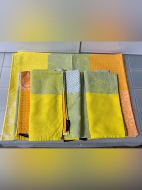 Le Jacquard Français Fleurs de Kyoto Napkin And Placemat Set